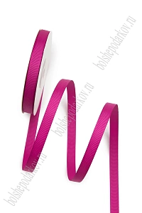 Лента репсовая 1 см*20 ярд "1 сорт" (SF-1346) фукси №27