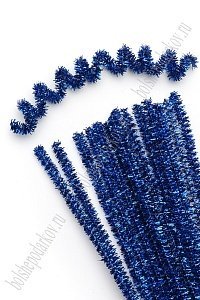 Проволока синельная металлик 100 шт (SF-3313) синий №В-007