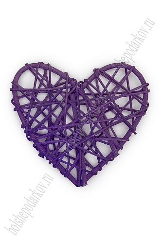 Декор &amp;quot;Сердечко&amp;quot; 12 см, в ассортименте Уценка (плохой прокрас)