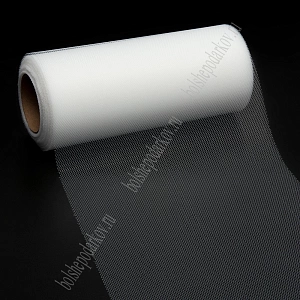 Фатин в шпульках 15 см*25 ярд (SF-603) молочный №16