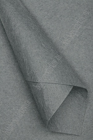 Фетр жесткий 1 мм (10 листов) SF-1943, серый №104