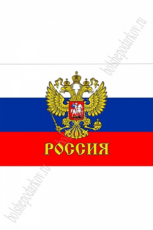 Флаг &quot;России с гербом&quot; 90*135 см (SF-7472)
