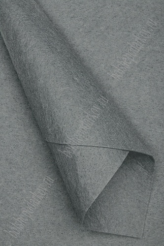 Фетр жесткий 1 мм (10 листов) SF-1943, серый №104
