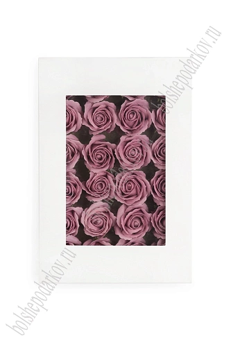 Мыльные цветы &amp;quot;Роза&amp;quot; 5*5,5 см (24 шт) SF-7993, красный