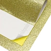 Фоамиран глиттерный самоклеющ. А4 (10 листов) SF-1957, светлое золото №005А