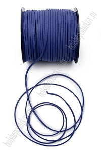 Шнур замшевый 2,5*2 мм (SF-2165) синий