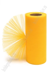 Фатин в шпульках 15 см*25 ярд (SF-603) оранжевый №45