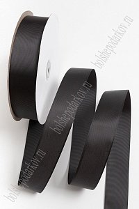 Лента репсовая 4 см*100 ярд &quot;1 сорт&quot; (SF-5928) черный №39