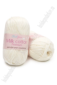 Пряжа "Milk cotton Premium" 50 гр (10 шт) SF-7847, айвори