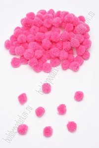 Помпоны 15 мм (200 шт) SF-1164, фукси