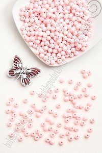 Бусинки пластиковые 6 мм*500 гр (SF-2507) светло-розовый №14