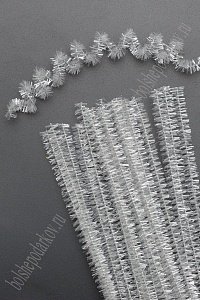 Проволока синельная металлик 100 шт (SF-3313) белый №В-010