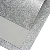 Фоамиран глиттерный 2 мм, 40*60 см Premium (10 листов) SF-3010, серебро №2024
