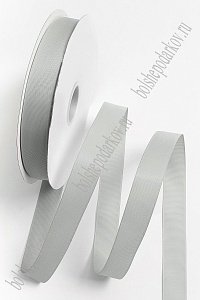 Лента репсовая 2,5 см*100 ярд &quot;1 сорт&quot; (SF-5927) серый №200