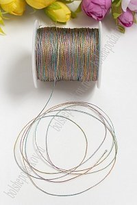 Нить в бобине 1 мм*100 м (SF-3300) разноцветный