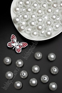 Бусинки 22 мм*50 гр (SF-6016) белый