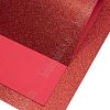 Фоамиран глиттерный 2 мм, 40*60 см Premium (10 листов) SF-3010, красный №2002