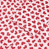 Бумага тишью 50*66 см &amp;quot;Сердечки&amp;quot; (10 листов) SF-5830, белый/красный