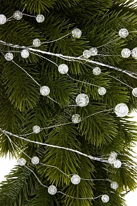 Гирлянда декоративная с кристаллами 120 см (SF-7996) серебро №3