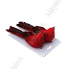 Птички декоративные с зажимом 16*5,5*5 см (2 шт) SF-8015, красный №22