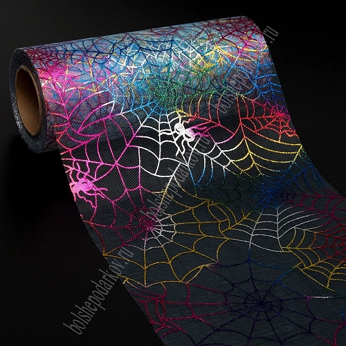 Фатин &amp;quot;Паутинка&amp;quot; 15 см*25 ярд (SF-3777) голубой