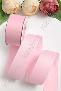 Лента репсовая 4 см*20 ярд &quot;1 сорт&quot; (SF-1349) розовый №04