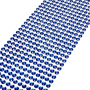 Стразы декоративные 6 мм (504 шт) SF-3177, синий