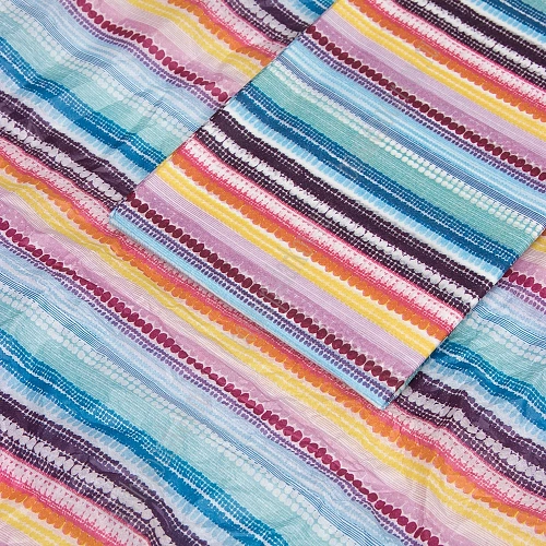 Бумага тишью 50*66 см &amp;quot;Разноцветные полоски&amp;quot; (10 листов) SF-5830