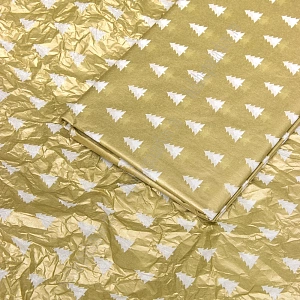 Бумага тишью 50*66 см "Ёлочки" (10 листов) SF-2861, №1