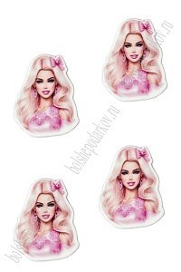 Кабошон-вырубка 2,7*3,5 см (10 шт) SF-6034, №2