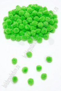 Помпоны 15 мм (200 шт) SF-1164, салатовый