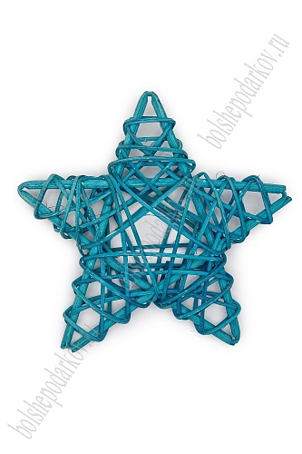 Декор &amp;quot;Звездочка&amp;quot; 13 см, в ассортименте Уценка (плохой прокрас)