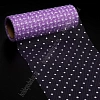 Фатин в горошек 15 см*10 ярд (SF-2941) фиолетовый №32