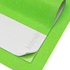Фоамиран глиттерный А4, перламутровый самоклеющ. 2 мм (10 листов) SF-1957, салатовый №009