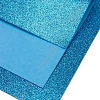 Фоамиран глиттерный А4, 2 мм Premium (10 листов) SF-1955, голубой №2039