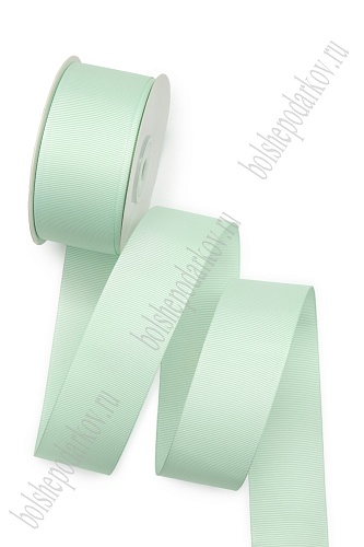 Лента репсовая 4 см*20 ярд &amp;quot;1 сорт&amp;quot; (SF-1349) мятный №50