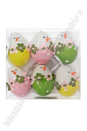 Пасхальный декор 5,5 см &amp;quot;Яйца&amp;quot; (6 шт) SF-5010, №1