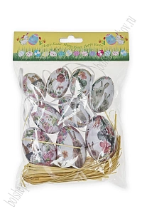 Пасхальный декор "Яйца" (9 шт) SF-7862, ассорти №2