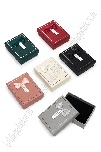 Коробочки для украшений 7*9*2,7 см (12 шт) SF-8138, ассорти №2