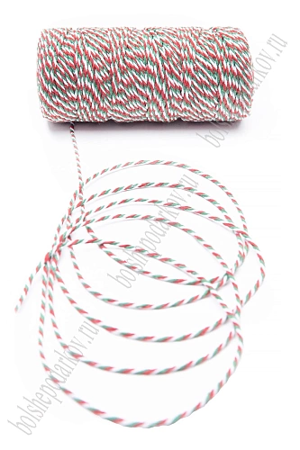 Шнур джутовый 0,2 см*75 м (SF-6170) микс №2