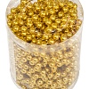 Новогодние бусы в тубусе 8 мм*10 м (SF-3527) золото
