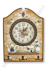 Ключница деревянная 28*37 см, №8 (в ассортименте)