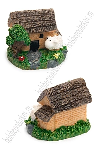 Фигурка миниатюрная &quot;Домик&quot; 4,5*4*3,7 см (1 шт) SF-8049, №2