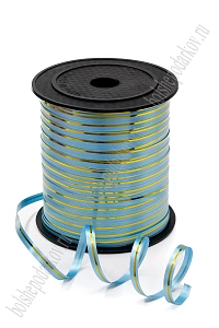 Лента бумажная 0,5 см*250 ярд (SF-1514) голубой
