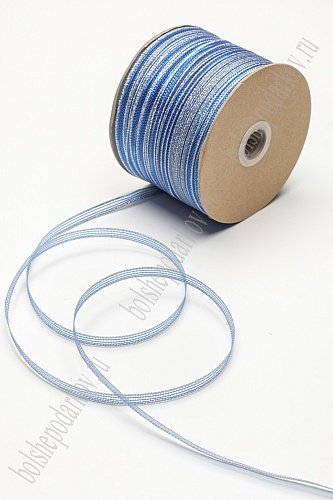 Лента декоративная 0,6 см*200 ярд (6-15-341)