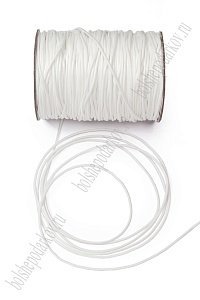 Шнур вощеный 1,5 мм*100 ярд (SF-3295) белый