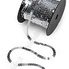 Пайетки 6 мм на нитке (SF-5755) серебро №1