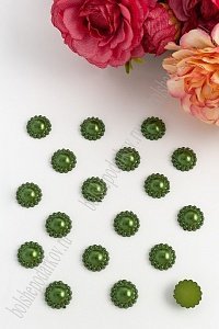Полубусины &quot;Цветочек&quot; 12 мм, SF-430/SF-1462 (50 гр) фисташковый №106