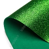 Фоамиран глиттерный 2 мм, 40*60 см Premium (10 листов) SF-3010, зеленый №2030