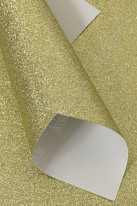 Кожзам с глиттером А4 (5 листов) SF-5834, золото №15